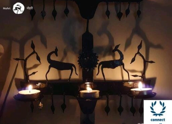 Graceful Candle Holders -  Metal,  Pack of1